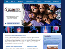 Tablet Screenshot of libertyvillewellnessgroup.com